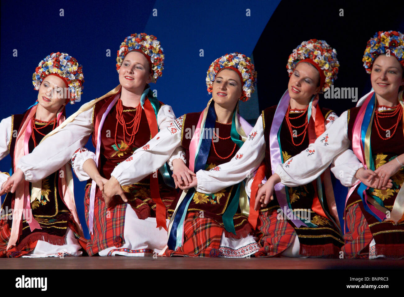 Ucranian Volkstanz Stockfoto