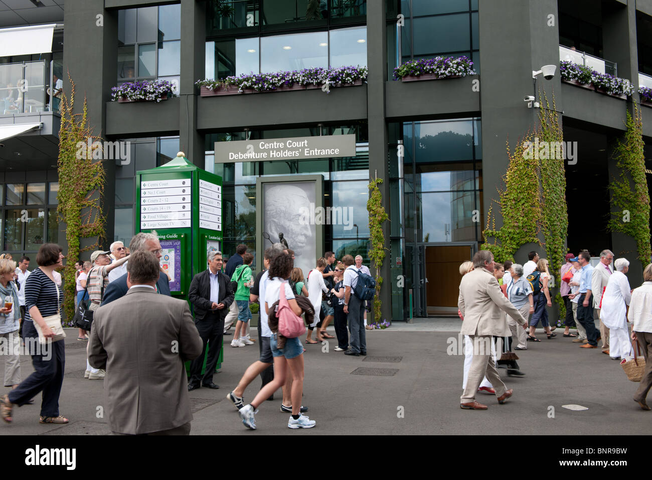 29. Juni 2010: auf dem Gelände.  In der All England Lawn Tennis Club, London abgehaltenen internationalen Tennisturnier von Wimbledon, Stockfoto