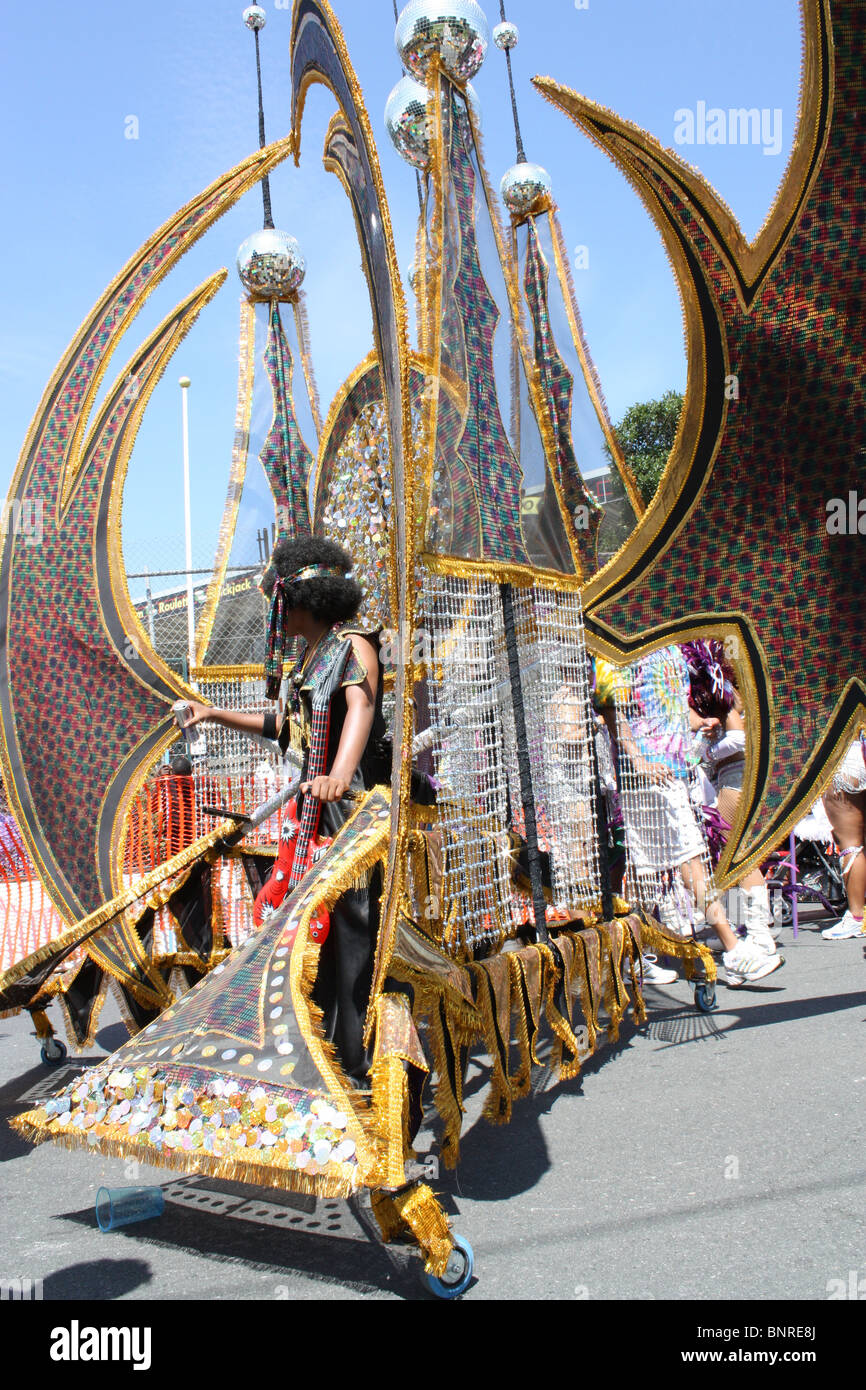 Trinidad-Kostüm Streetparade Kulturfestival Stockfoto