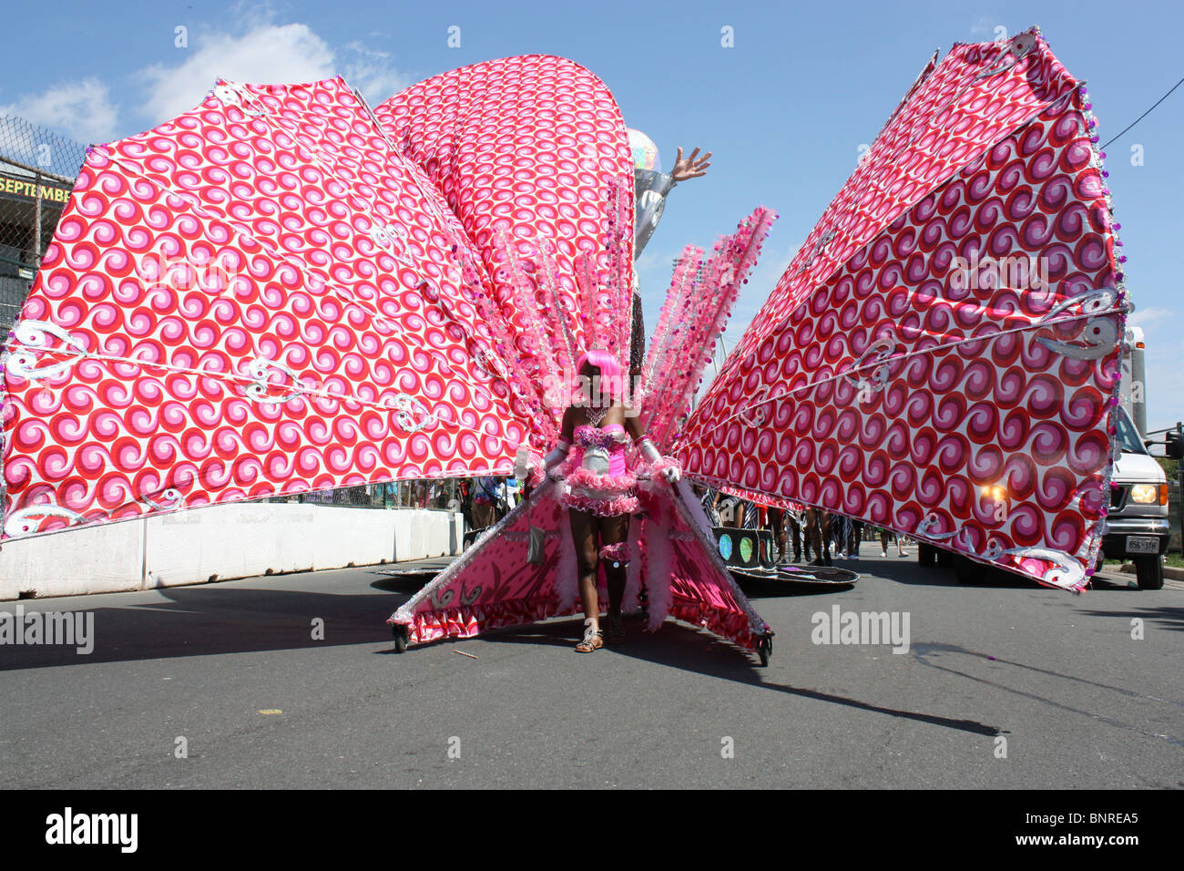 riesige Kostüm feiern karibischen Kultur-parade Stockfoto