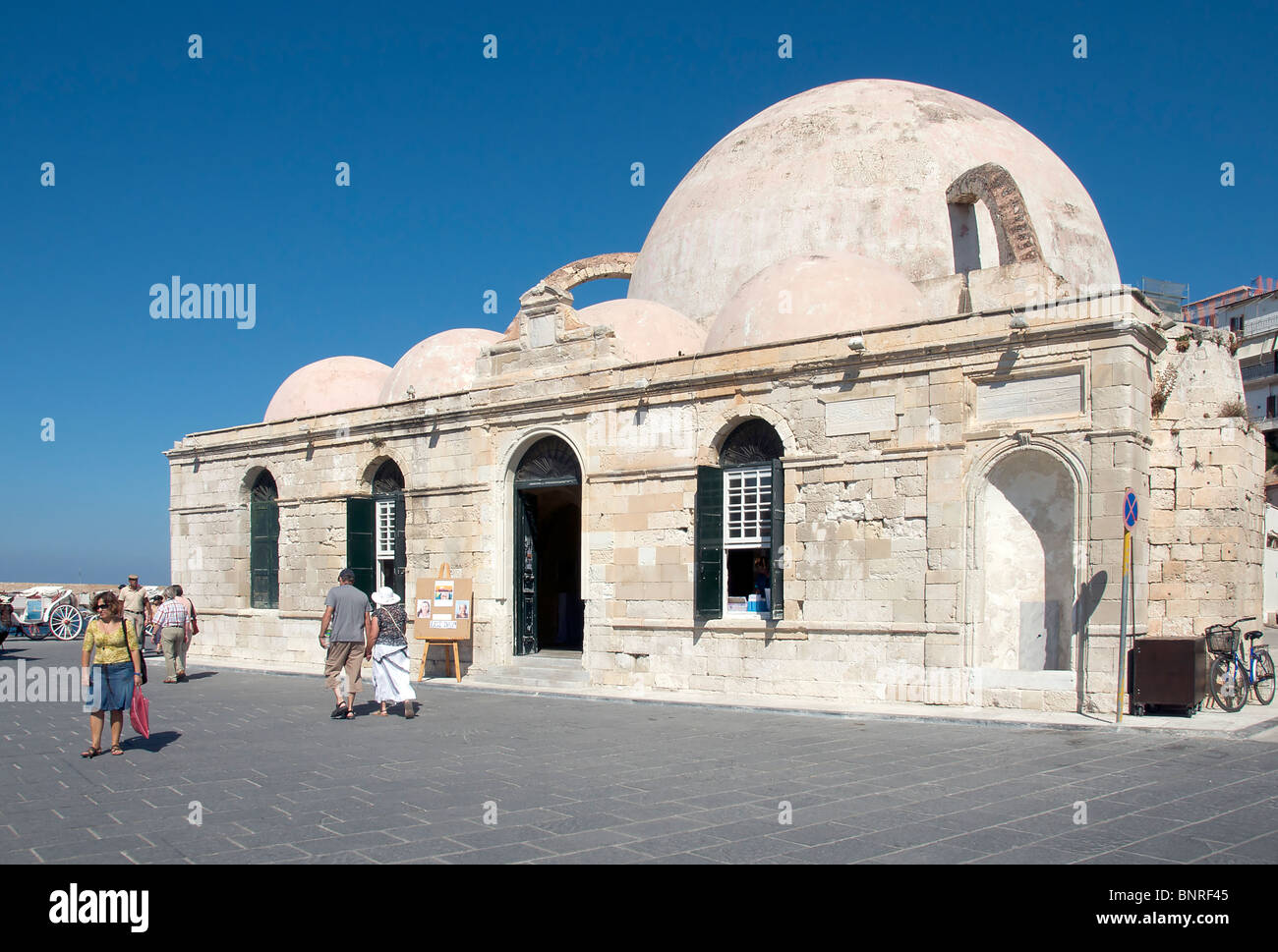 Türkische Moschee Chania Nordwesten Kreta Griechenland Stockfoto