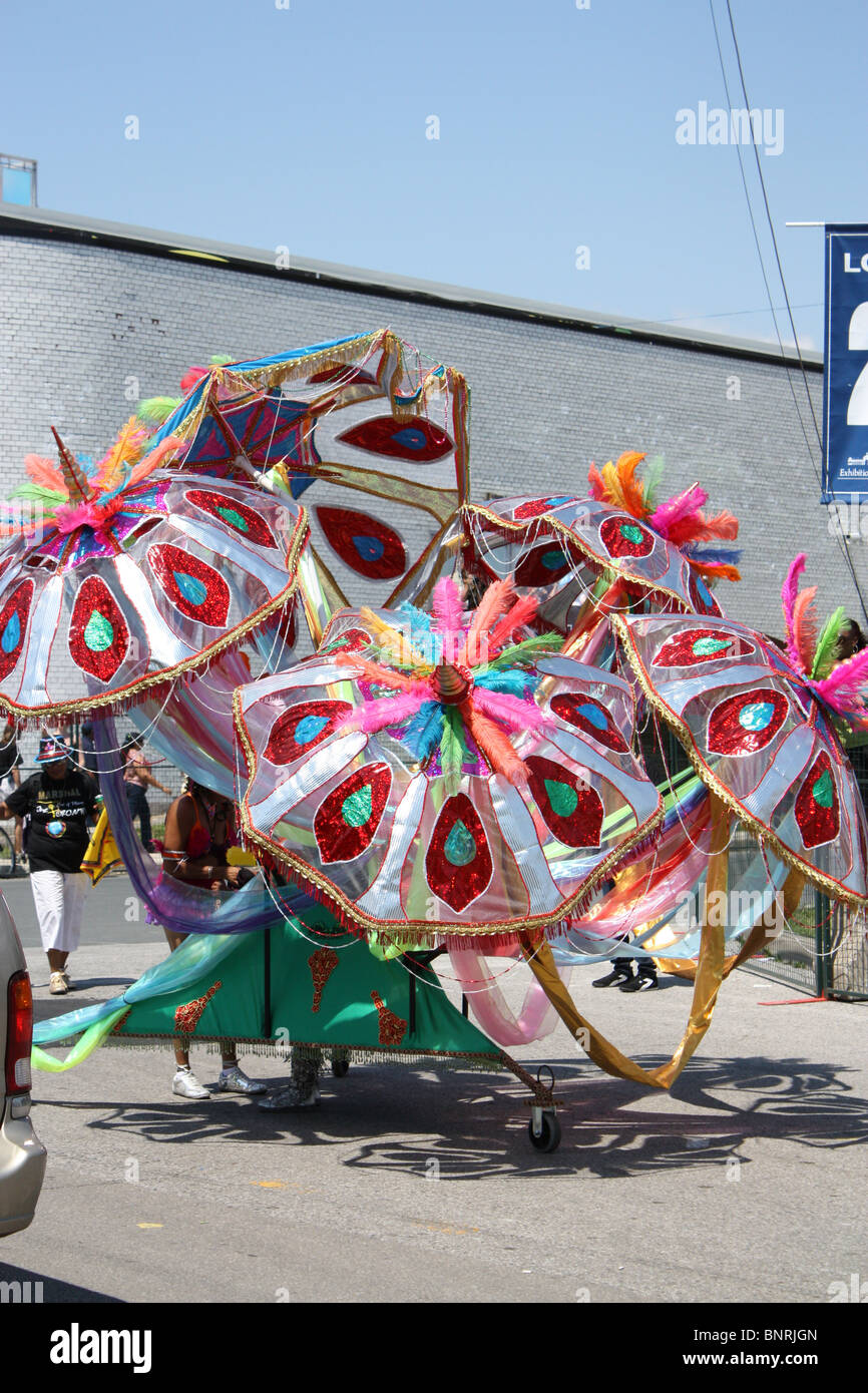 43. (2010) Toronto karibischen Karneval (Caribana) ist das größte karibische Festival in Nordamerika. Stockfoto