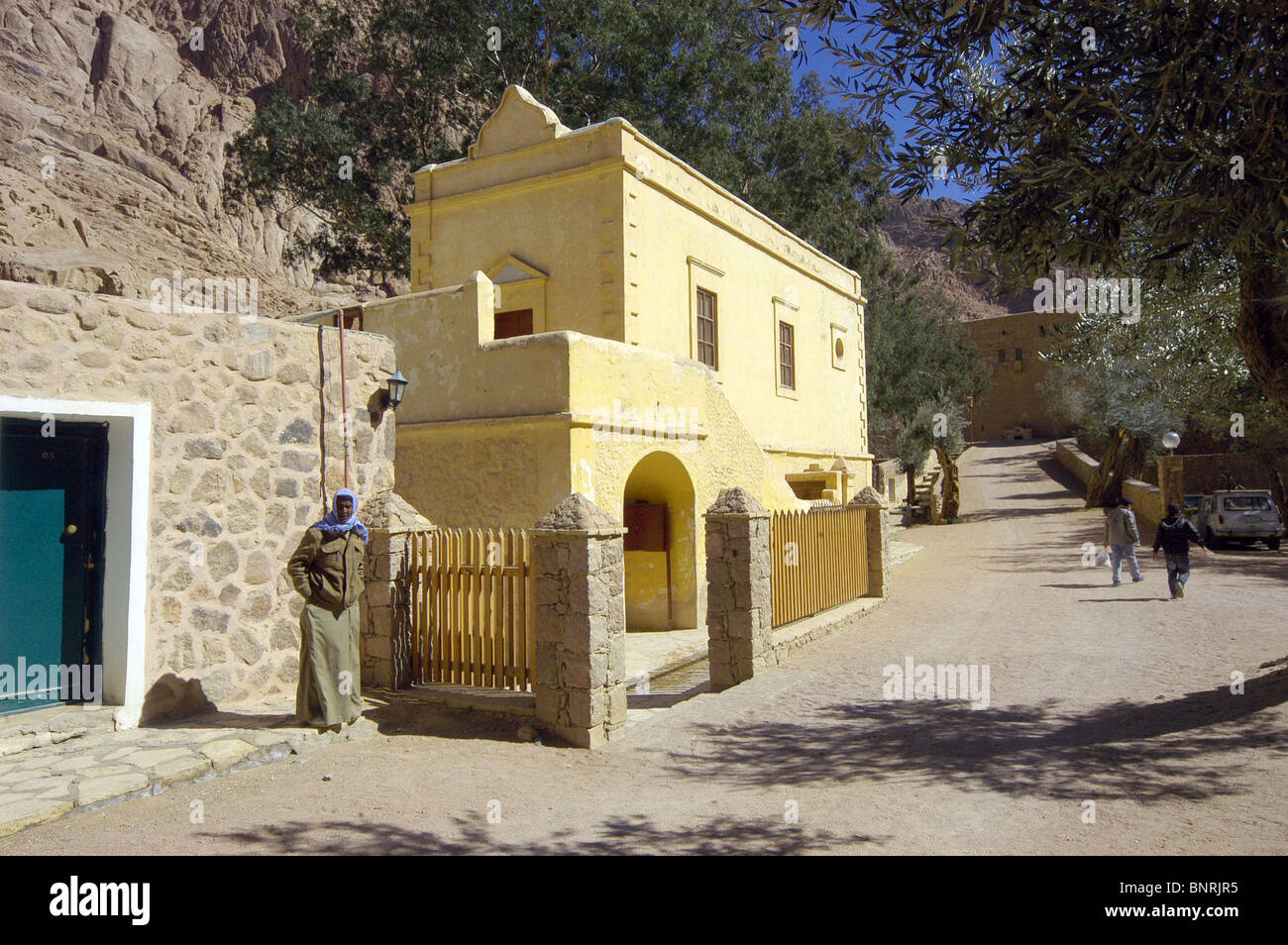 St. Triphone Kapelle, das Beinhaus für St. Catherines Kloster, Sinai. Stockfoto