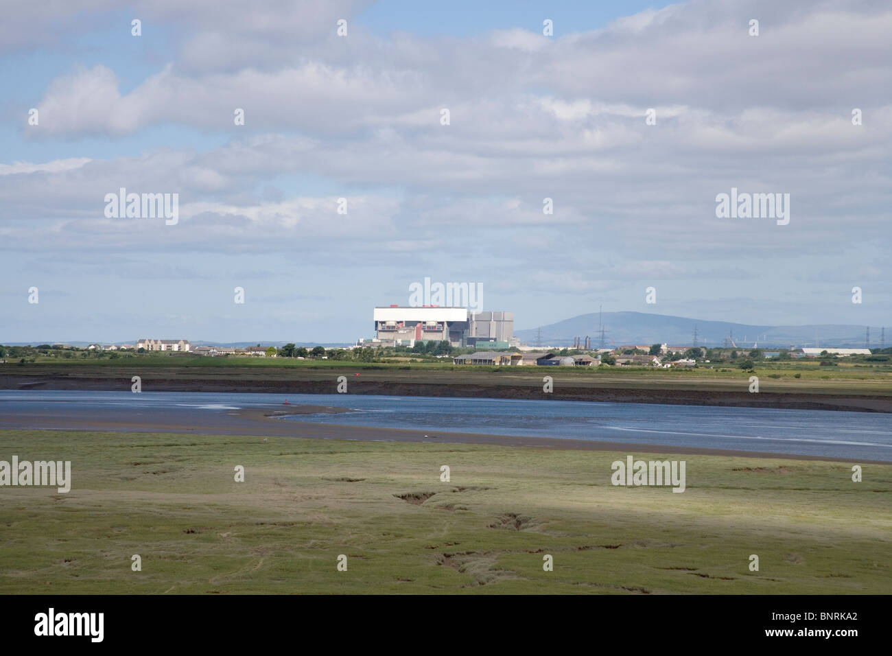 Kernkraftwerk Heysham Stockfoto
