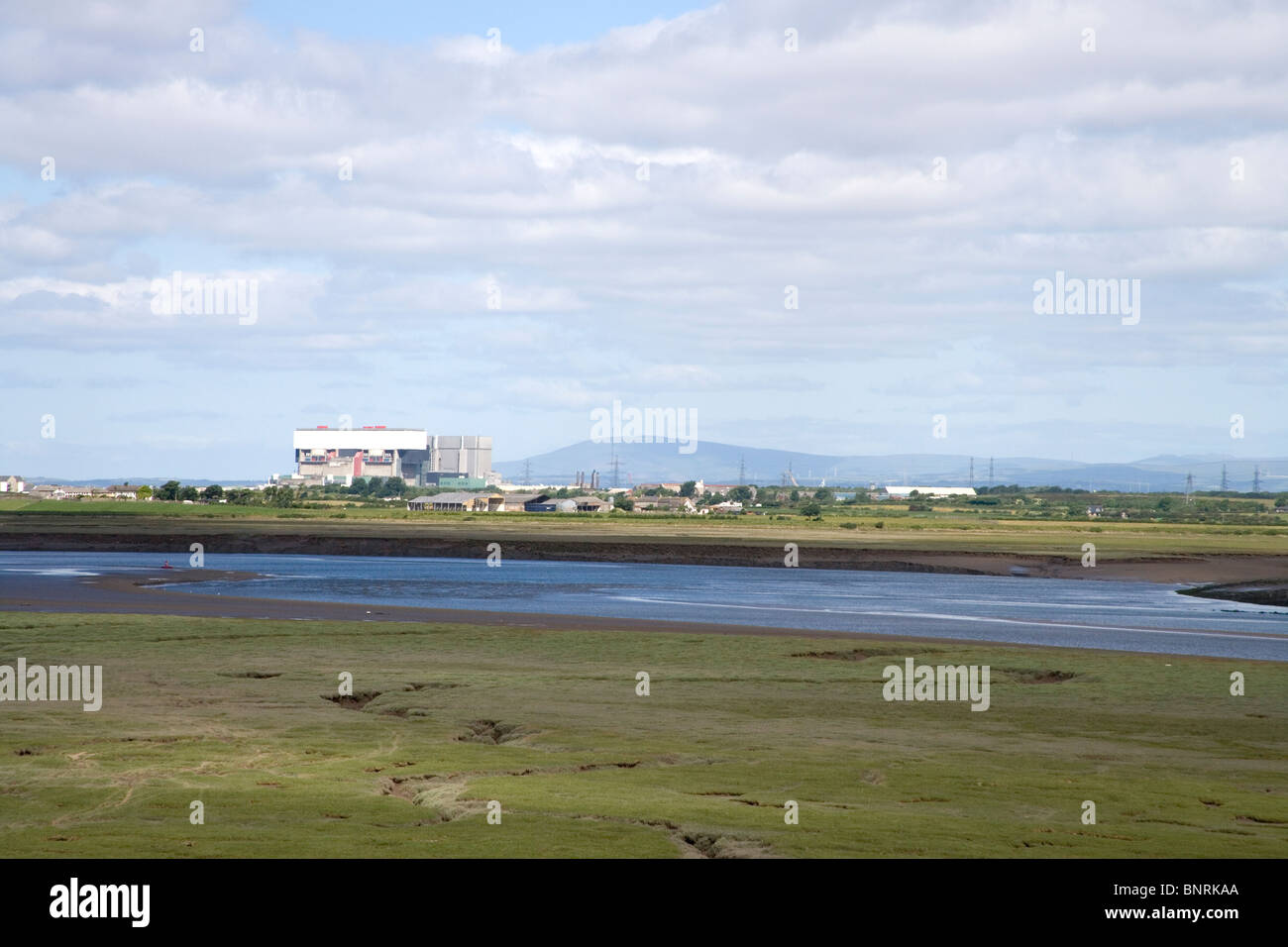 Kernkraftwerk Heysham Stockfoto