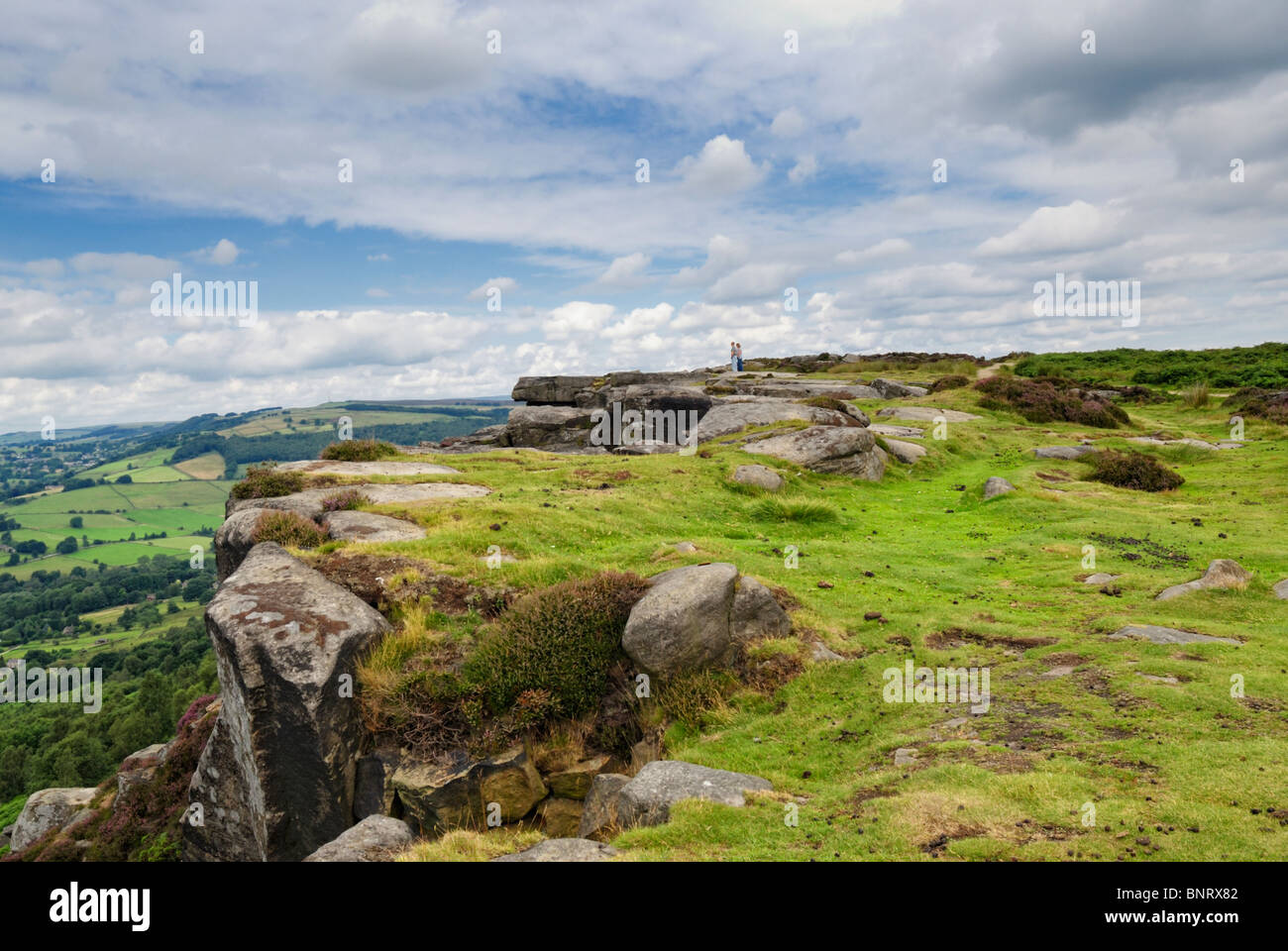 Curbar Rand Derbyshire England uk Stockfoto