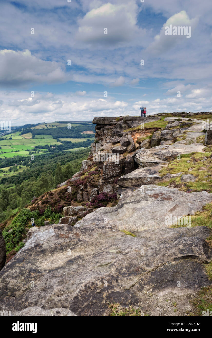 Curbar Rand Derbyshire England uk Stockfoto