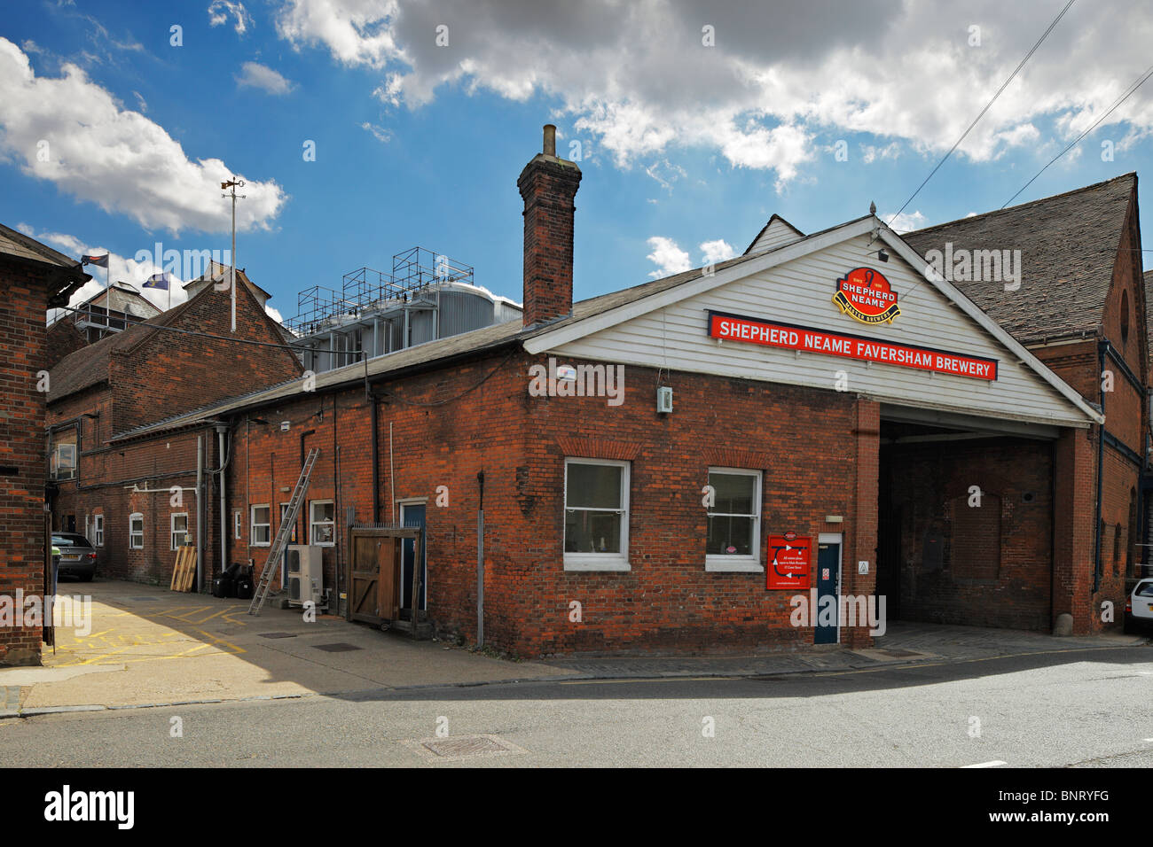 Der Hirte & Neame Brewery, Britains älteste Brauerei. Stockfoto