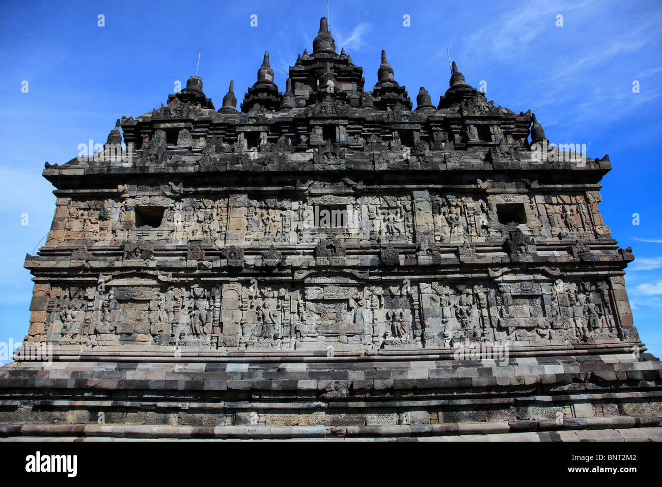 Indonesien, Java, Prambanan, Plaosan Lor hindu-Tempel, Stockfoto