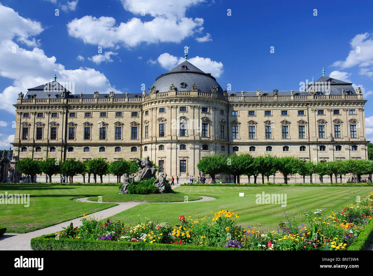 Die Residenz in Würzburg Stockfoto