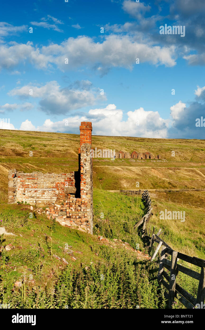 Blick nach Süden hinunter Rosedale in Richtung der Mine Funktionsweise Stockfoto