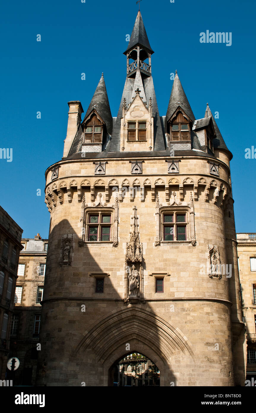 Porte Cailhau, Bordeaux, Frankreich Stockfoto