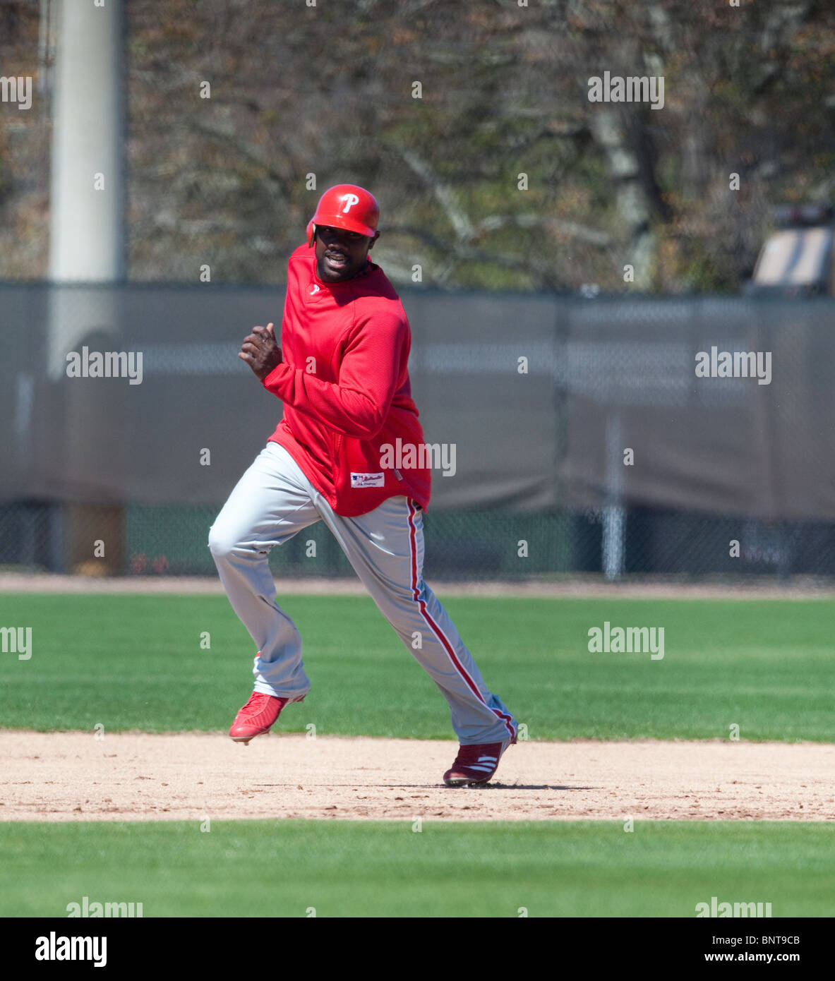 Spring Training bei den Philadelphia Phillies Verbindung in Clearwater, Florida Stockfoto