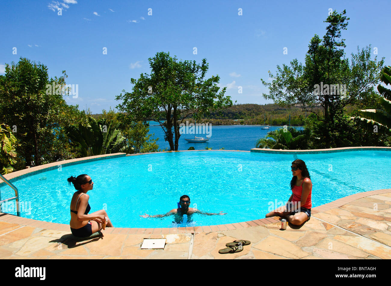 Bel Air Plantation Resort, Grenada. Stockfoto