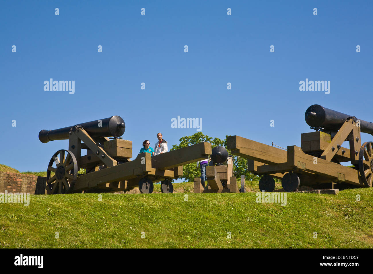 Old Fort Niagara ist ein National Historic Landmark und New York State Historic Site in Youngstown New York Stockfoto