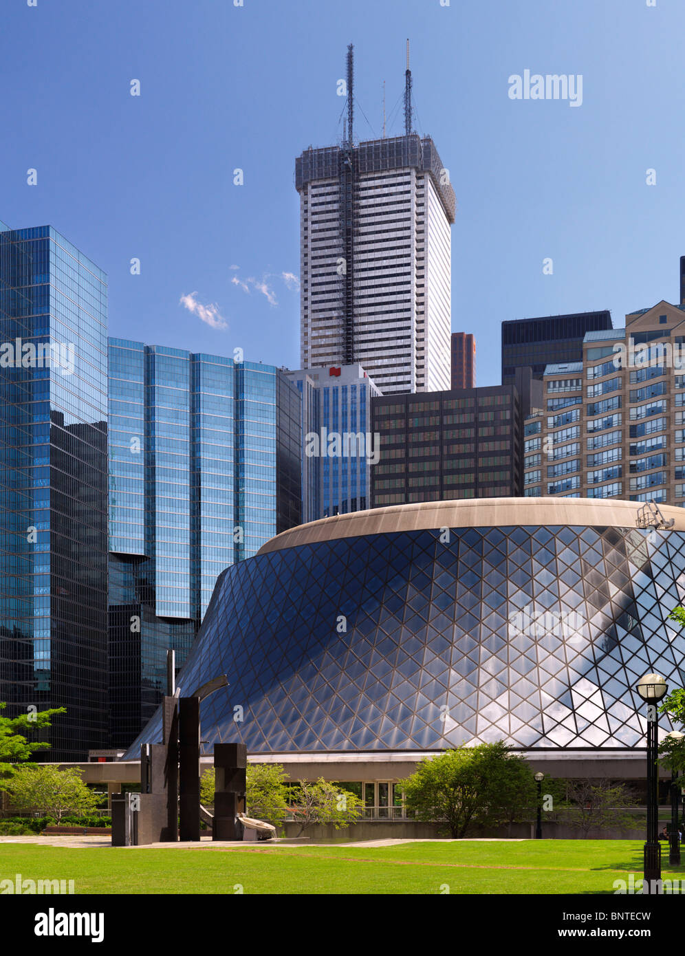 Roy Thomson Hall, die Innenstadt von Toronto, Ontario, Kanada. Stockfoto