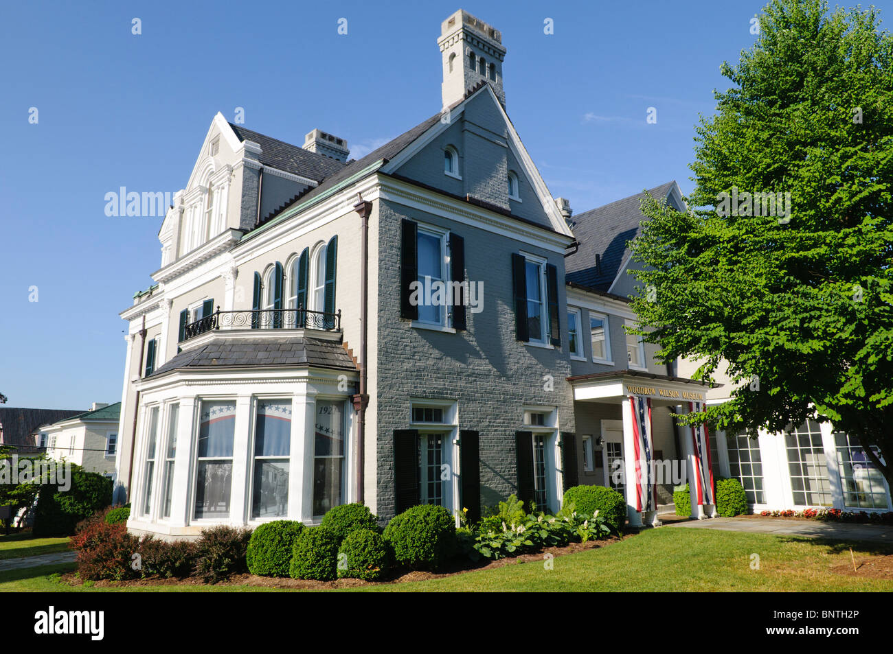 Woodrow Wilson Birthplace & Museum Stockfoto