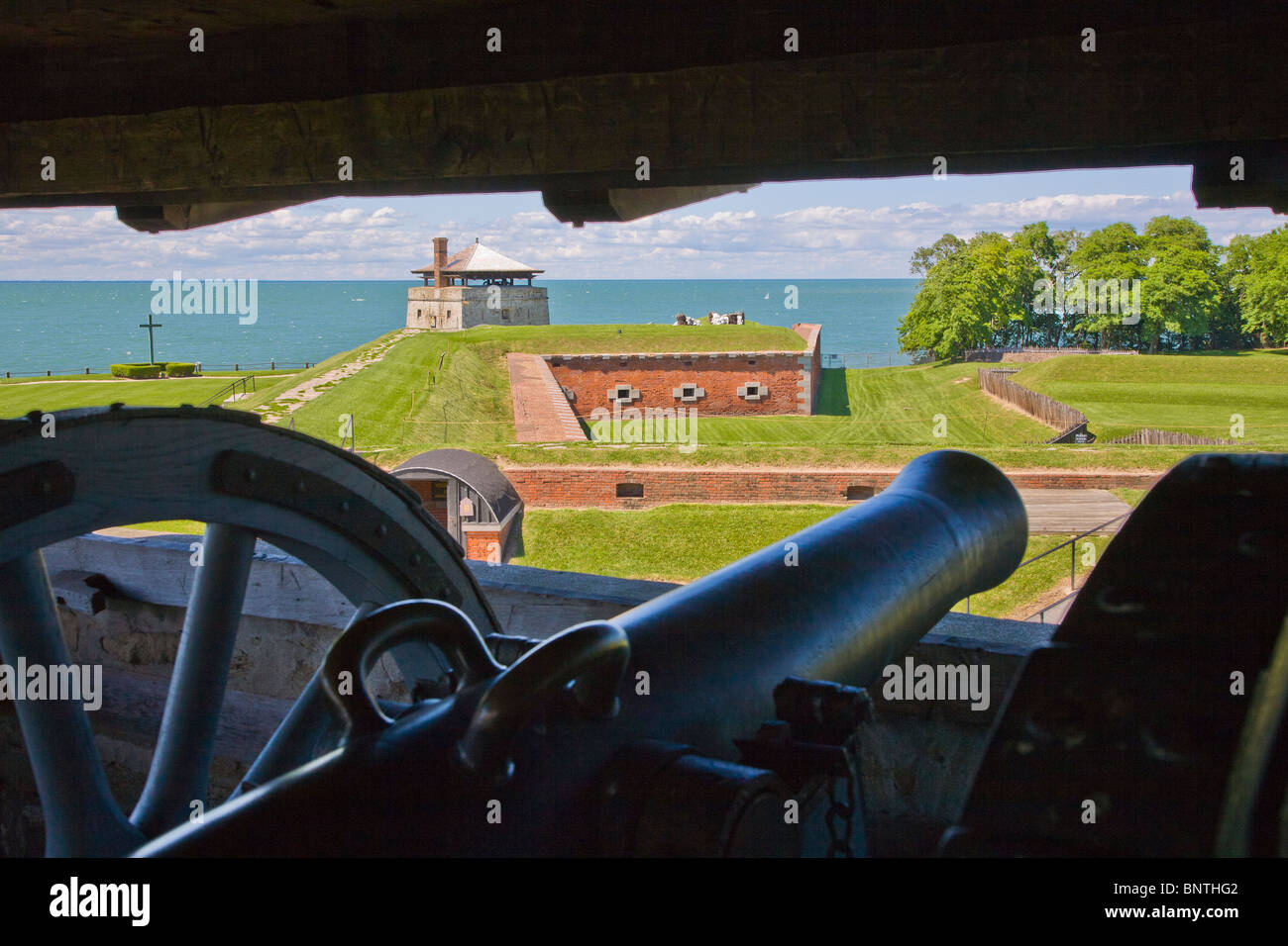 Old Fort Niagara ist ein National Historic Landmark und New York State Historic Site in Youngstown New York Stockfoto