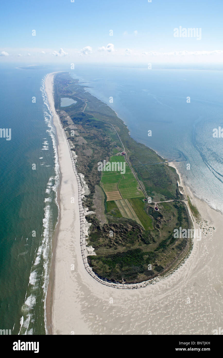 Luftaufnahme von Juist Insel, Ostfriesland, Niedersachsen, Deutschland Stockfoto