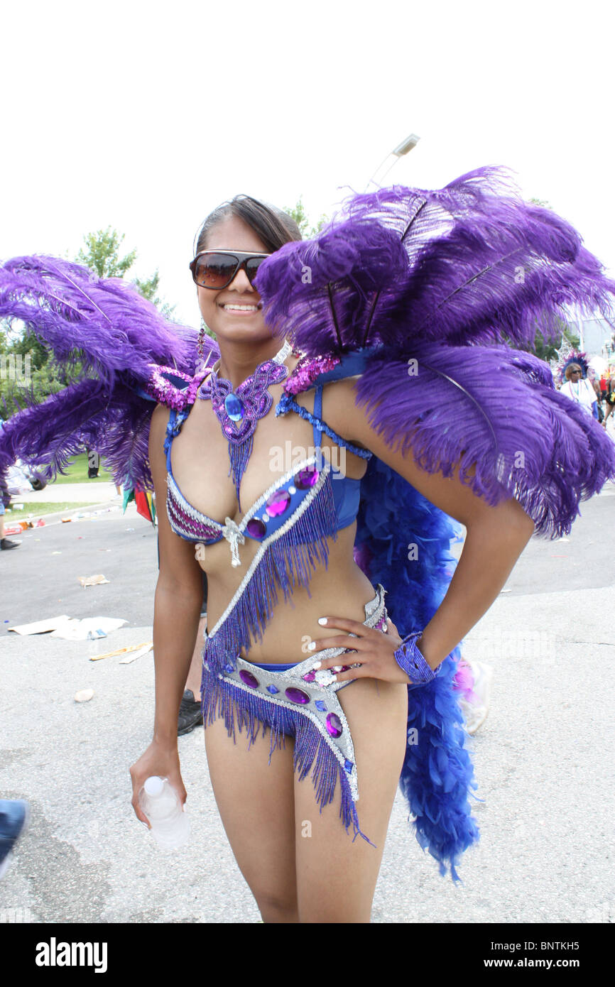 43. (2010) Toronto karibischen Karneval (Caribana) ist das größte karibische Festival in Nordamerika. Stockfoto