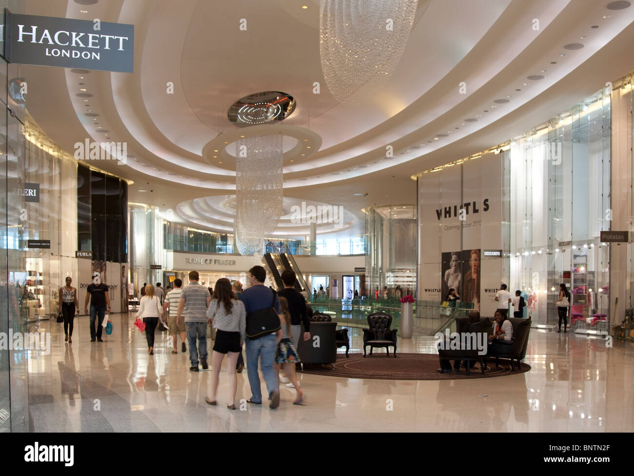 Das Dorf - Westfield Shopping Center - Shepherds Bush - London Stockfoto