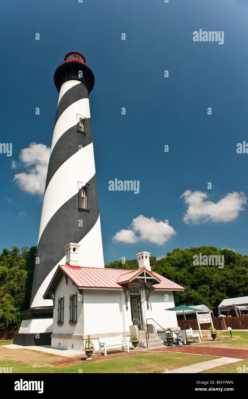 St. Augustine Lighthouse, St. Augustine Florida Stockfoto