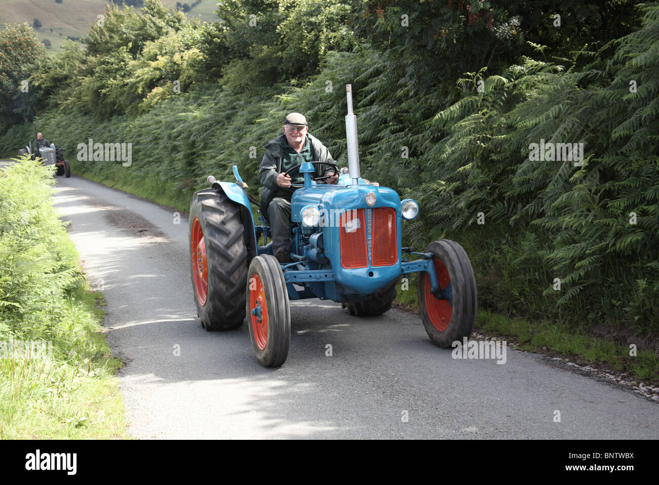 Oldtimer-Traktor Fordson Dexta Stockfoto
