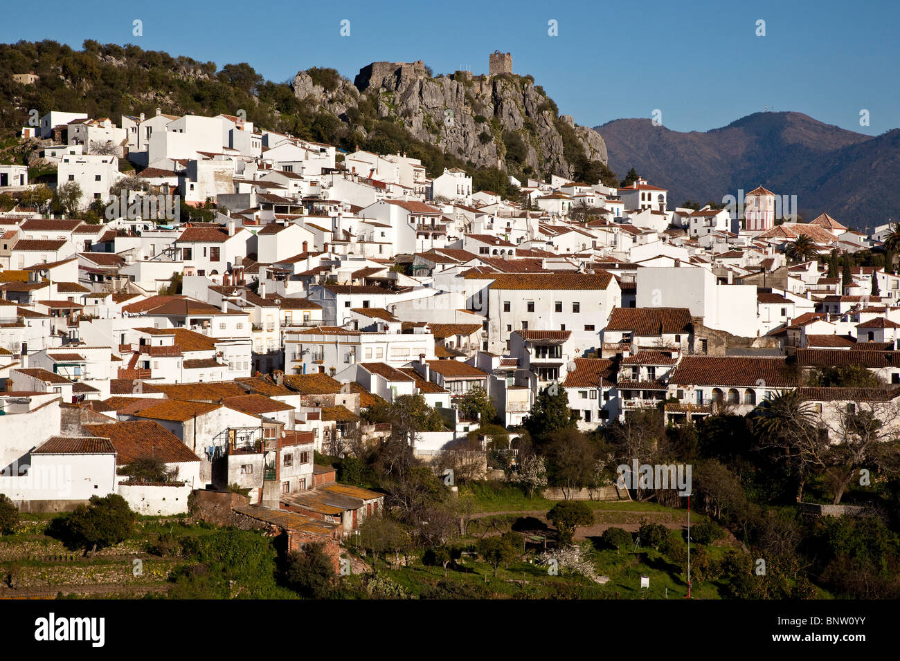 Gaucin, Andalusien, Malaga, Spanien Stockfoto