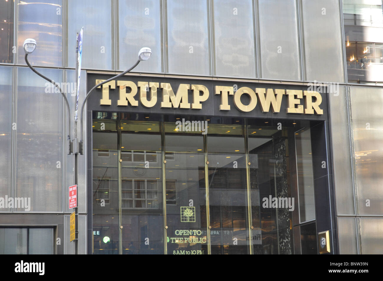 Trump Tower New York Fifth Avenue 58-Geschichte gemischt genutzte Hochhaus liegt bei 725 Fifth Avenue Stockfoto