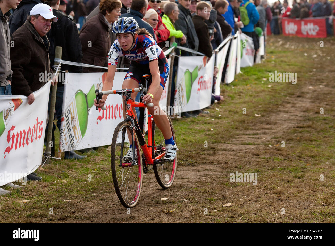 Koppenberg Cyclo Cross Veranstaltung in Belgien Stockfoto
