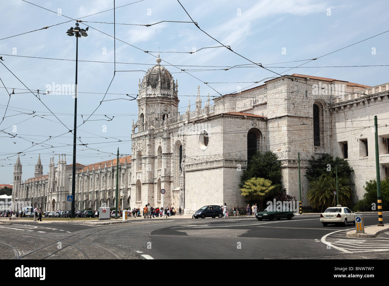 Das Hieronymus-Kloster in Belem, Lissabon-Portugal Stockfoto