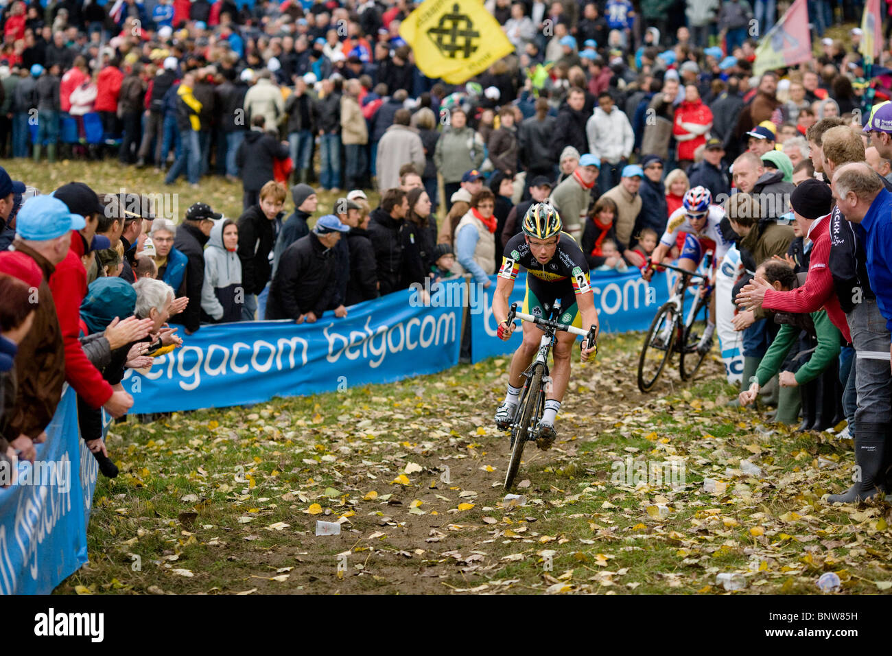 Koppenberg Cyclo Cross Veranstaltung in Belgien Stockfoto