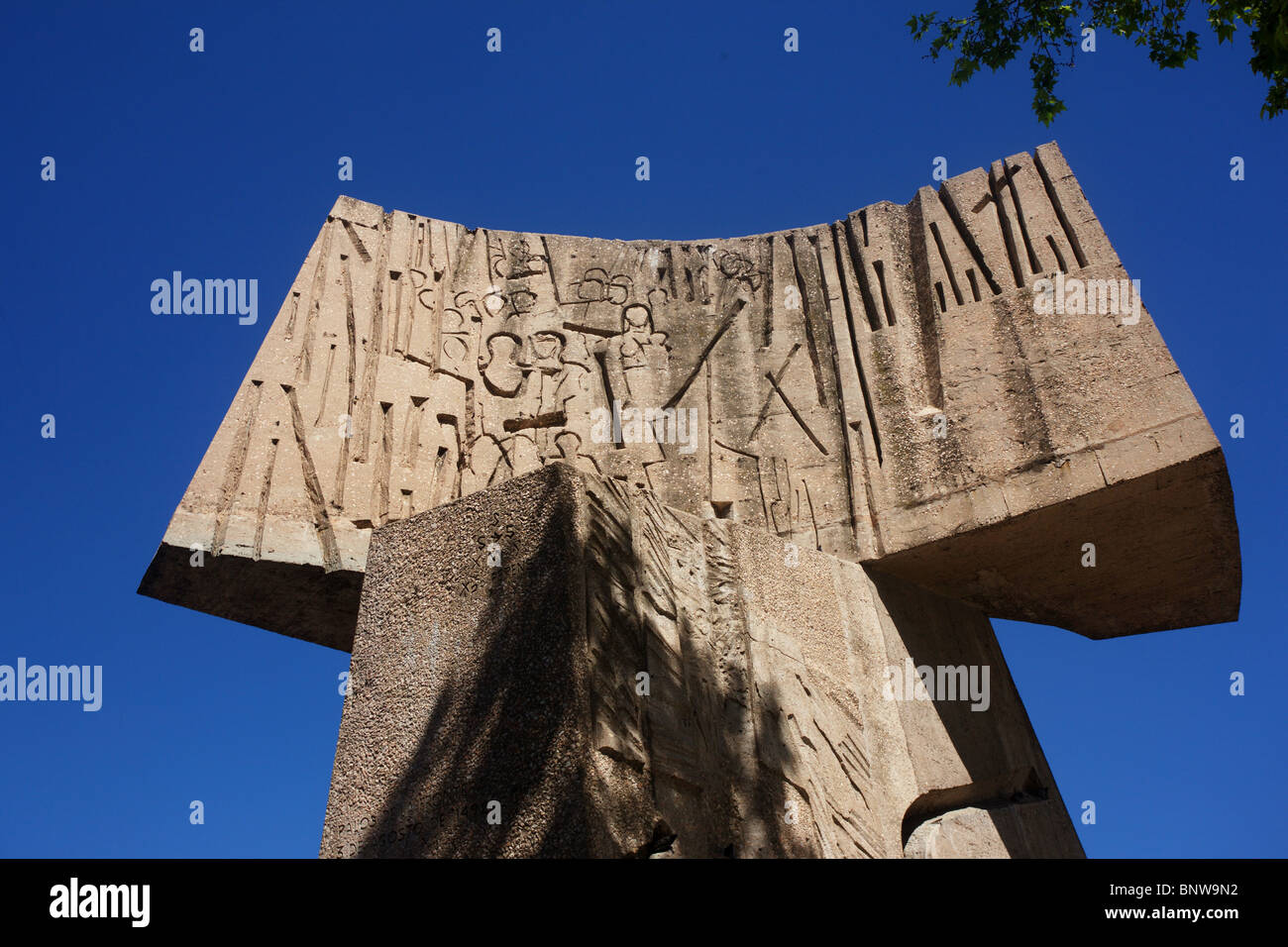 Kolumbus-Denkmal von Joaquín Vaquero Turcios, Plaza de Colón, Madrid, Spanien Stockfoto