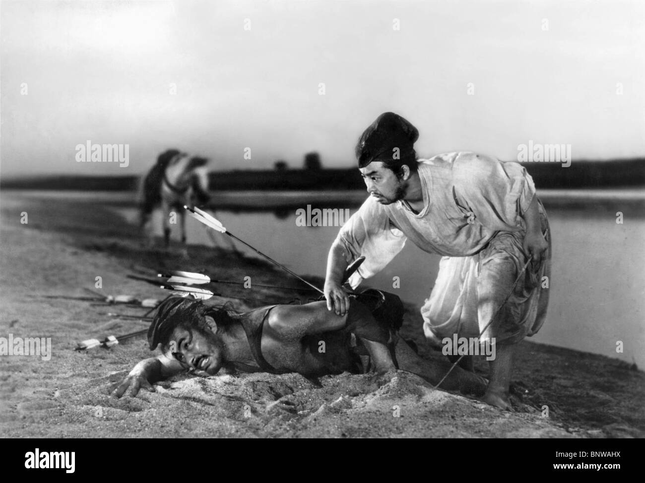 TOSHIRO MIFUNE RASHOMON IM WALD (1950) Stockfoto