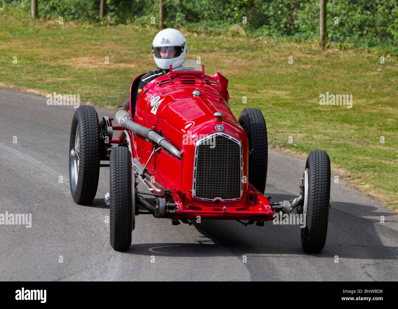 1933 Alfa Romeo Tipo B auf die 2010 Goodwood Festival of Speed, Sussex, England, UK. Stockfoto