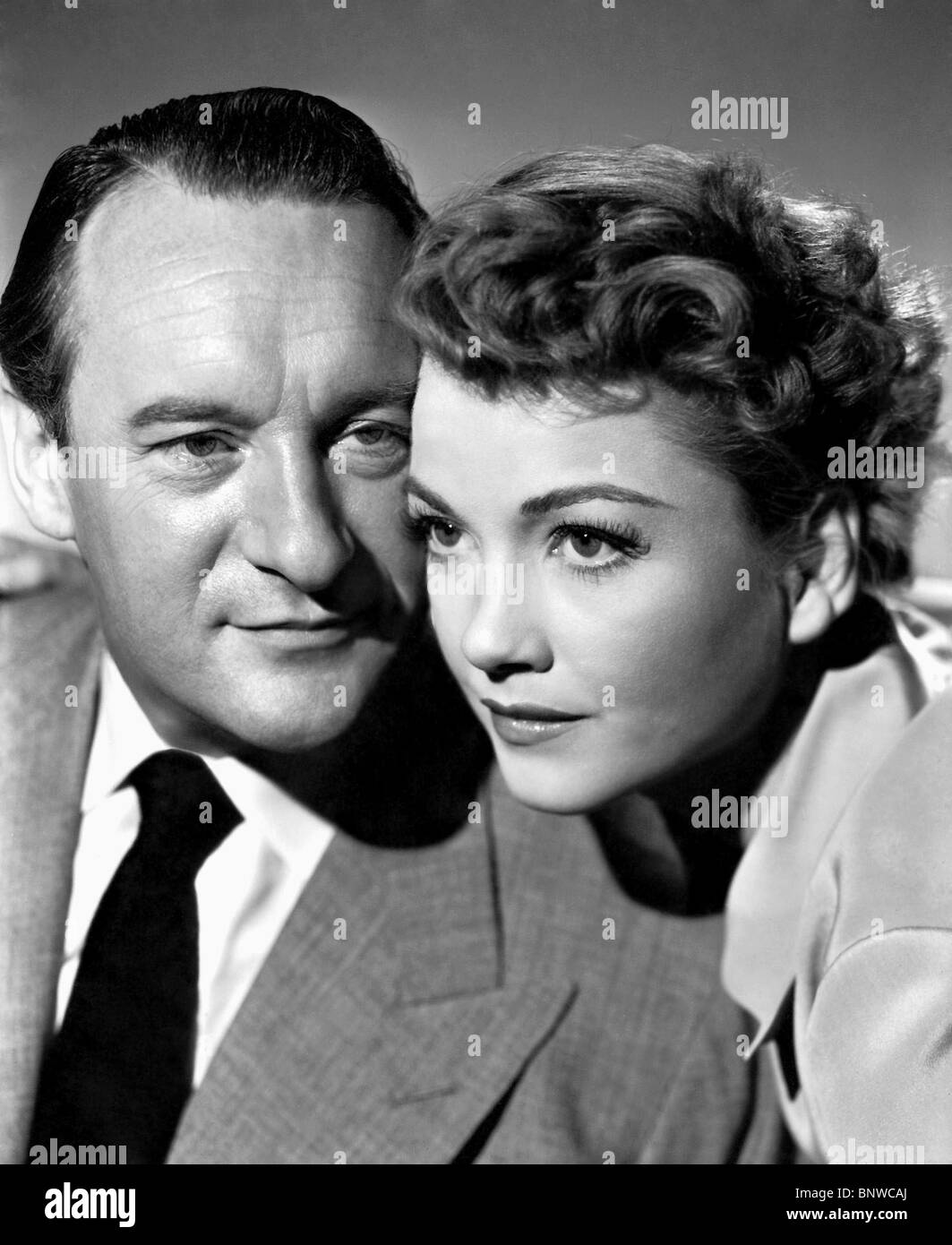 GEORGE SANDERS, ANNE BAXTER ALLES ÜBER EVA, 1950 Stockfoto
