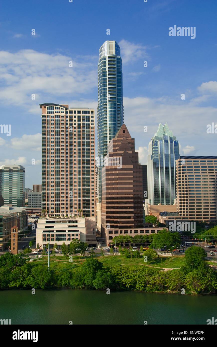 Skyline von Austin Texas, USA Stockfoto