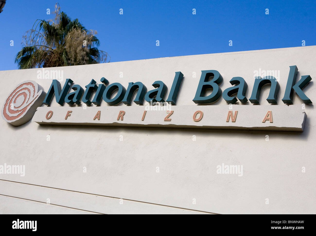 Eine Filiale der National Bank Of Arizona. Stockfoto