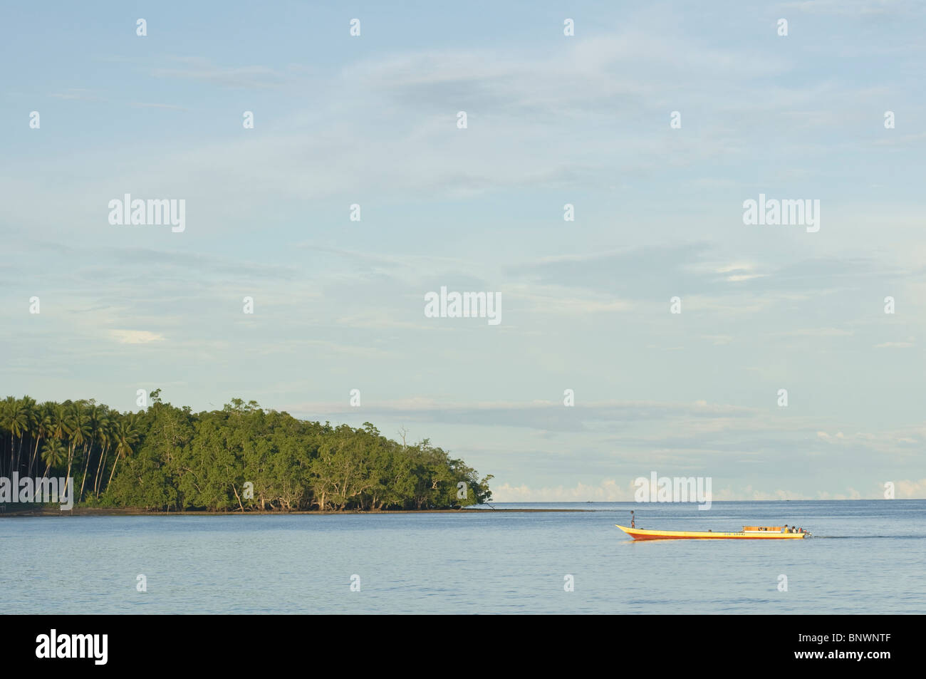 Boot Reisen in Raja Ampat Stockfoto