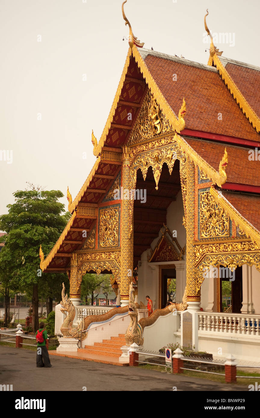 Wat Phra Singh, Chiang Mai, Provinz Chiang Mai, Thailand, Asien Stockfoto