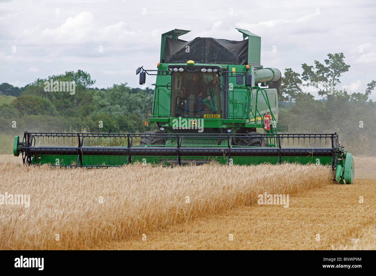 John Deere S690i Mähdrescher Stockfoto