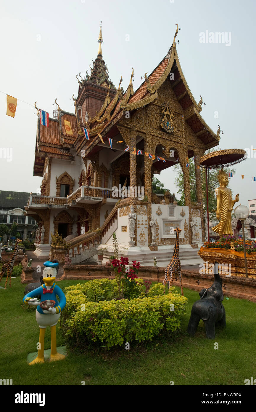 Wat Buppharam, Chiang Mai, Provinz Chiang Mai, Thailand, Asien Stockfoto