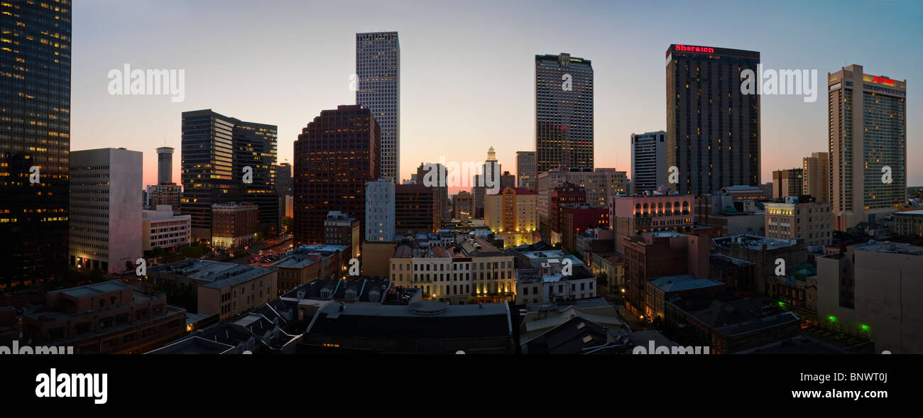 Skyline von New Orleans Stockfoto