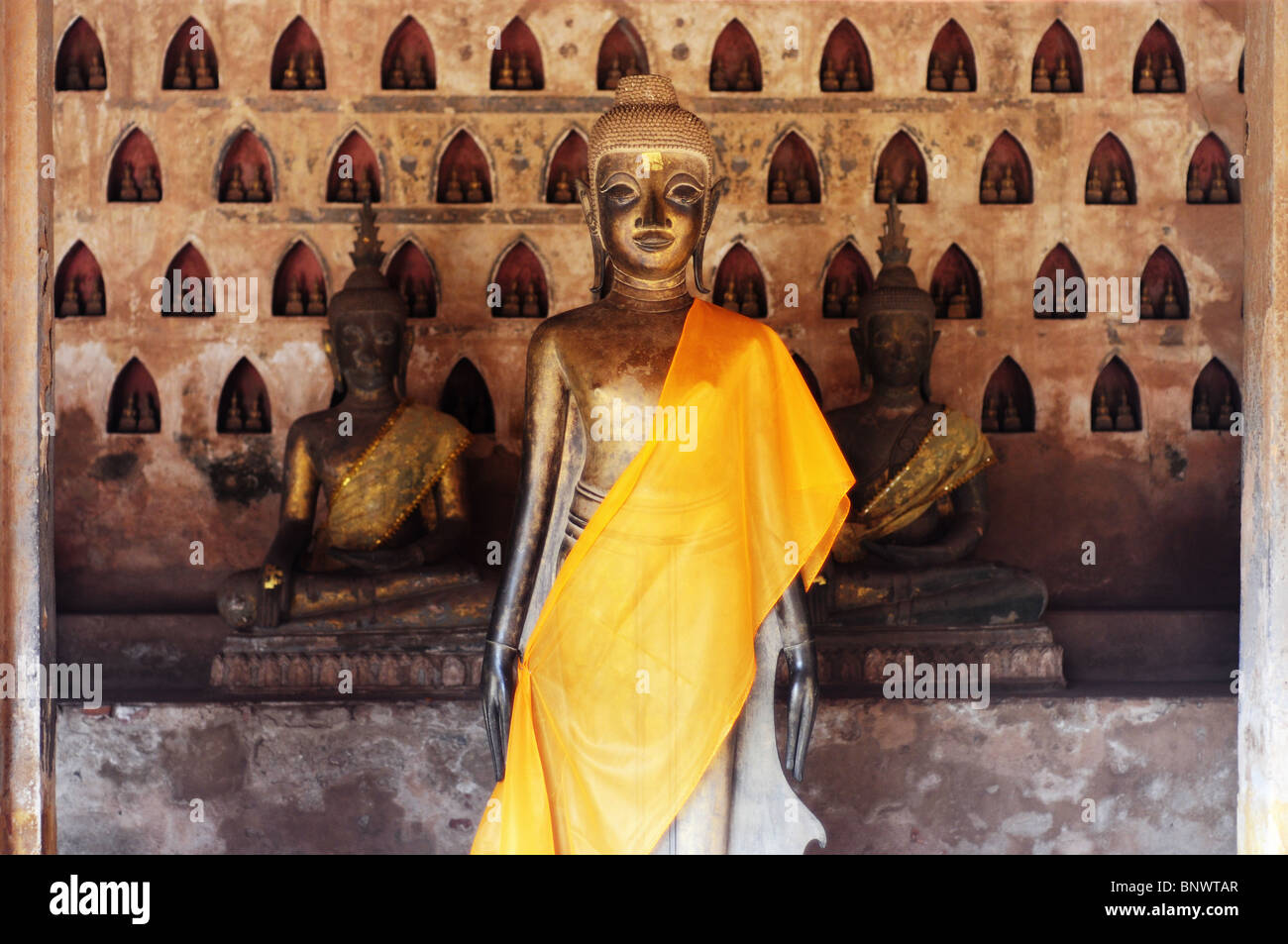 Buddhistische Statuen Stockfoto