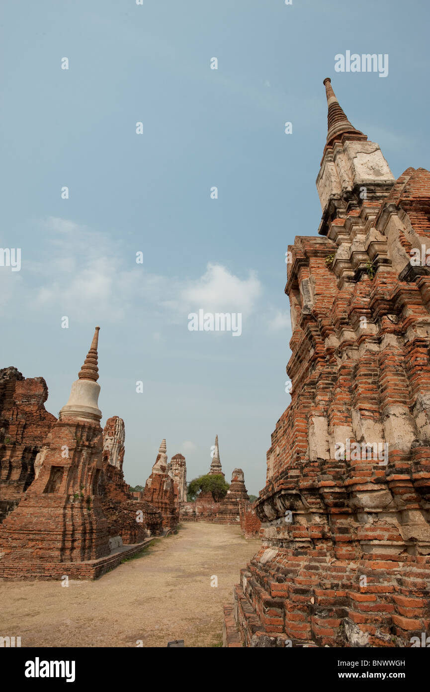 Wat Maha, Ayutthaya, Provinz Ayutthaya, Thailand, Asien Stockfoto