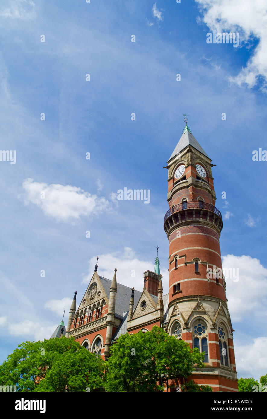 Öffentliche Bibliothek in Jefferson Market in New York City Stockfoto