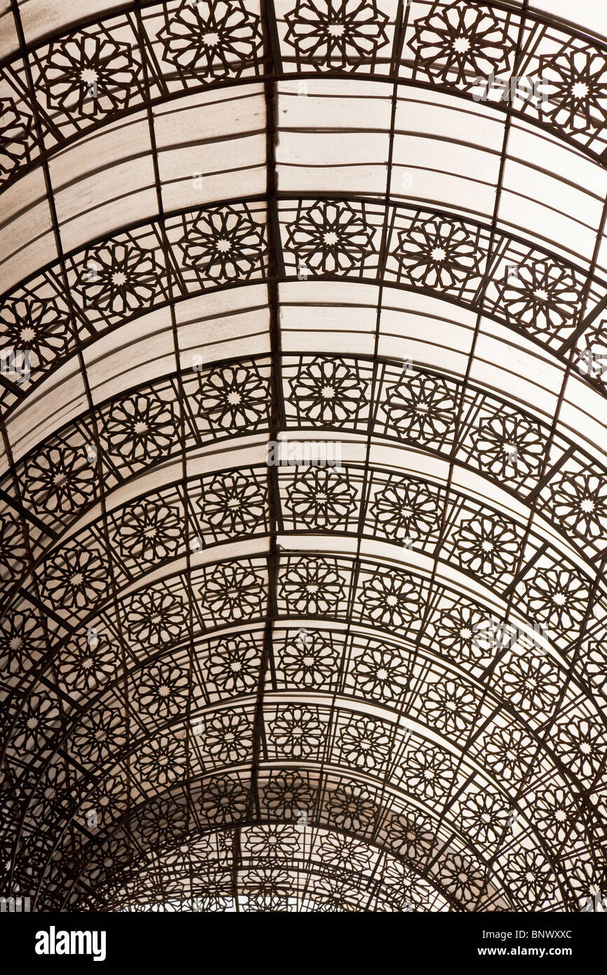 Verzierte Dach der Médina und Märkte, Rabat, Atlantikküste, Marokko Stockfoto