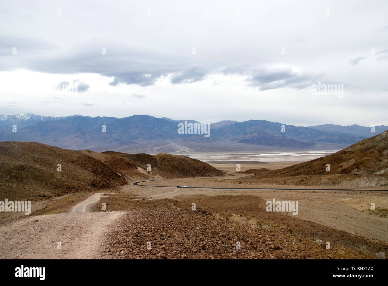 Schöne Landschaft der Wüste Death valley Stockfoto