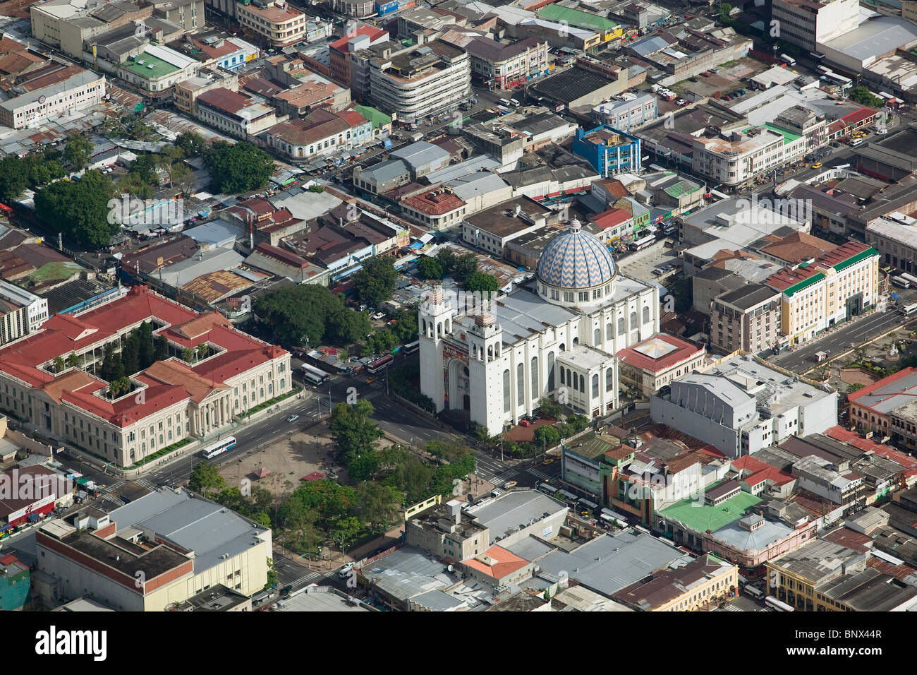 Luftaufnahme über San Salvadore El Salvadore Stockfoto