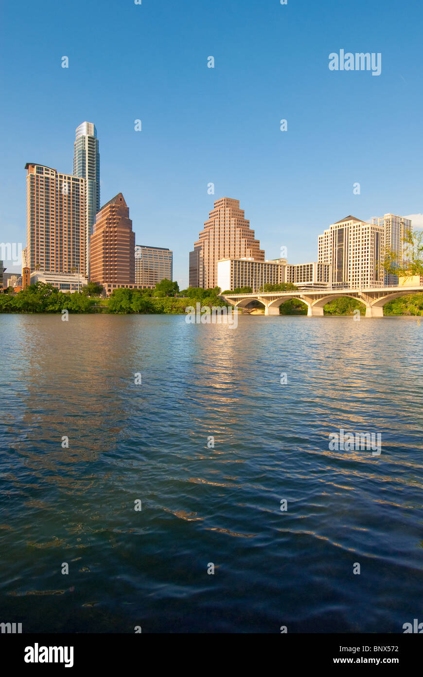 Skyline von Austin, Texas, USA Stockfoto